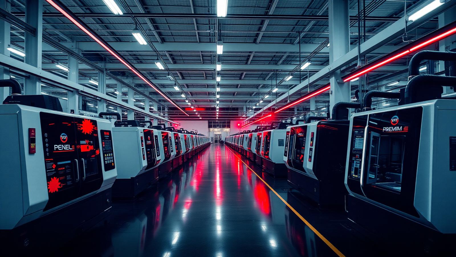 Berlin machines on shop floor